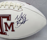 Michael Bennett Martellus Bennett Signed Texas A&M Logo Football- JSA W Auth