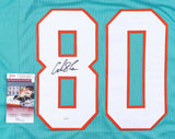 Adam Shaheen Signed Miami Dolphins Teal Jersey (JSA COA) 2017 2nd Round Pick T.E