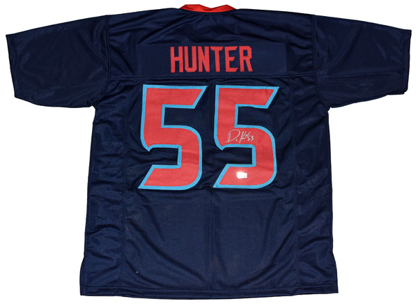 DANIELLE HUNTER AUTOGRAPHED HOUSTON TEXANS 2024 NEW #55 H-TOWN JERSEY BECKETT