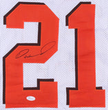 Denzel Ward Signed Browns White Jersey (JSA COA) #4 Overall pick 2018 NFL Draft