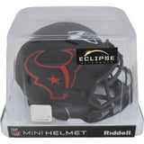 Stefon Diggs Signed Houston Texans Eclipse Mini Helmet Beckett 46343