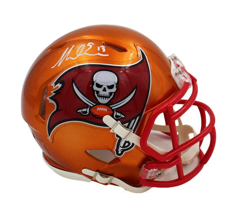 Mike Evans Signed Tampa Bay Buccaneers Speed Flash NFL Mini Helmet