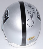 Raghib "Rocket" Ismail Signed Oakland Raiders Mini Helmet (MAB Hologram)