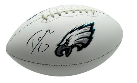 Darius Slay Autographed Eagles Logo Football PSA/DNA