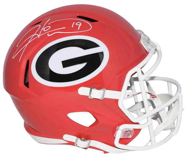 HINES WARD AUTOGRAPHED SIGNED GEORGIA BULLDOGS FULL SIZE SPEED HELMET JSA