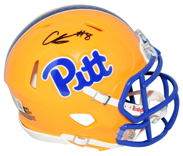 CALIJAH KANCEY AUTOGRAPHED PITT PITTSBURGH PANTHERS SPEED MINI HELMET BECKETT