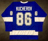 Nikita Kucherov Signed Tampa Bay Lightning Jersey/ JSA COA All Star Right Winger