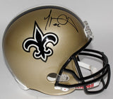 Marques Colston Signed Saints Full-Size Helmet (JSA COA) Super Bowl XLIV Champ