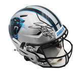 Steve Smith Sr Signed Panthers Speed Flex Authentic Helmet "Agent 89" Insc