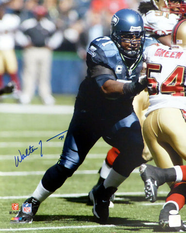 WALTER JONES AUTOGRAPHED SIGNED 16X20 PHOTO SEATTLE SEAHAWKS MCS HOLO 124709