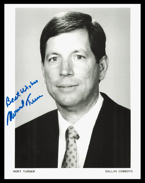 Norv Turner Autographed 8x10 Photo Dallas Cowboys "Best Wishes" SKU #230403