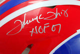 Thurman Thomas Signed Bills 87-01 F/S Speed Authentic Helmet w/2 Insc.-BAW Holo