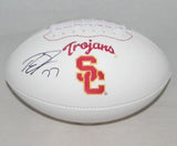 TYRON SMITH AUTOGRAPHED SIGNED USC TROJANS WHITE LOGO FOOTBALL JSA