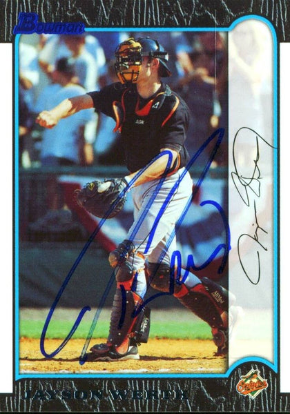 Orioles Jayson Werth Authentic Signed Card 1999 Bowman RC #332 w/ COA