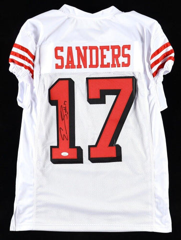 Emmanuel Sanders Signed San Francisco 49ers Jersey (JSA COA) 2xPro Bowl Receiver