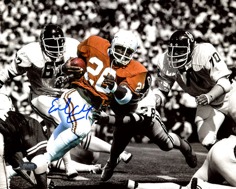 EARL CAMPBELL AUTOGRAPHED SIGNED 8X10 PHOTO TEXAS SPOTLIGHT MCS HOLO 178352