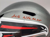 MATT RYAN AUTOGRAPHED FALCONS FLASH FULL SIZE HELMET 2016 NFL MVP BECKETT 197075