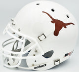 EARL CAMPBELL AUTOGRAPHED TEXAS WHITE SCHUTT FULL SIZE HELMET HT 77 JSA 228064