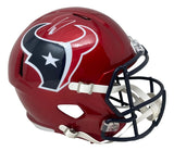 Stefon Diggs Signed Houston Texans Red Full Size Speed Replica Helmet BAS