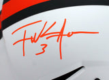 Lewis/Gore/Sapp Autographed Miami Hurricanes F/S Lunar Speed Helmet-BeckettWHolo