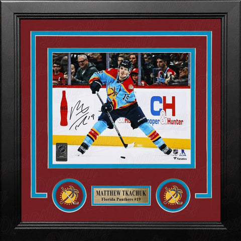 Matthew Tkachuk Florida Panthers Autographed Signed 8x10 Framed Photo Fanatics