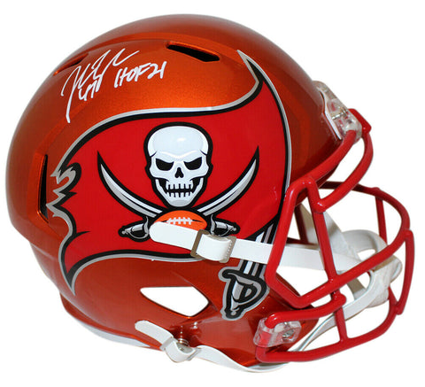 John Lynch Signed Tampa Bay Buccaneers F/S Flash Helmet HOF Beckett 34901