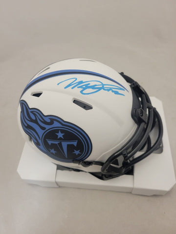 WILL LEVIS SIGNED TENNESSEE TITANS LUNAR ECLIPSE SPEED MINI HELMET FANATICS