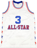 76ERS ALLEN IVERSON AUTOGRAPHED WHITE ALL STAR JERSEY BECKETT WITNESS 233363