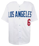 Steve Garvey (DODGERS) Signed White Custom Baseball Jersey - (SCHWARTZ COA)