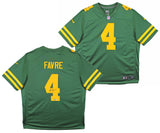 Packers Brett Favre Signed Green Color Rush Nike Limited Jersey BAS Witnessed