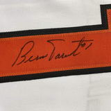 Autographed/Signed BERNIE PARENT Philadelphia White Hockey Jersey JSA COA Auto