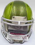 Dave Krieg Autographed Green Flash Alternate Mini Helmet Seahawks JSA #WA615871