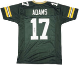 GREEN BAY PACKERS DAVANTE ADAMS AUTOGRAPHED GREEN JERSEY BECKETT WITNESS 230103