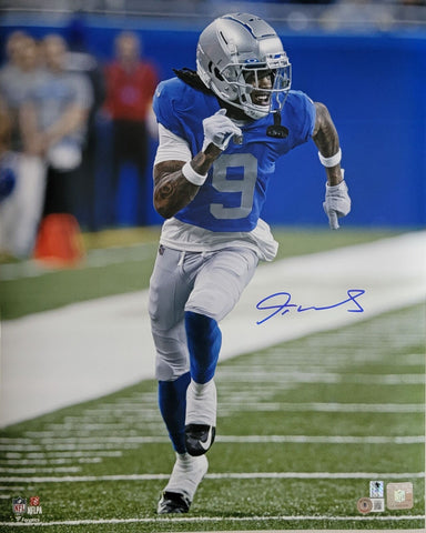 Jameson Williams Autographed Detroit Lions 16x20 Photo Beckett Witnessed