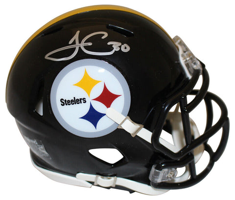 James Connor Autographed/Signed Pittsburgh Steelers Mini Helmet Beckett 36083