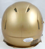 Lou Holtz Autographed Notre Dame Fighting Irish Speed Mini Helmet- JSA W *Black