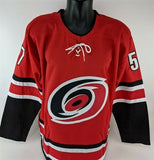 Trevor Van Riemsdyk Signed Carolina Hurricanes Jersey (Beckett COA) Defenseman