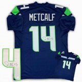 DK Metcalf Autographed SIGNED Jersey - Navy - Beckett Authentic