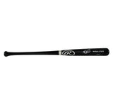 Wander Franco Signed Tampa Bay Devil Rays Rawlings Big Stick Black MLB Bat