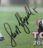 Larry Fitzgerald Signed 2009 Sidelines Arizona Cardinals Newsletter JSA 190772