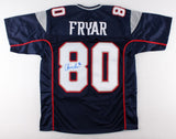 Irving Fryar Signed New England Patriots Jersey (JSA) Super Bowl XX Receiver