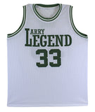 Larry Bird Authentic Signed White Pro Style Jersey Autographed BAS