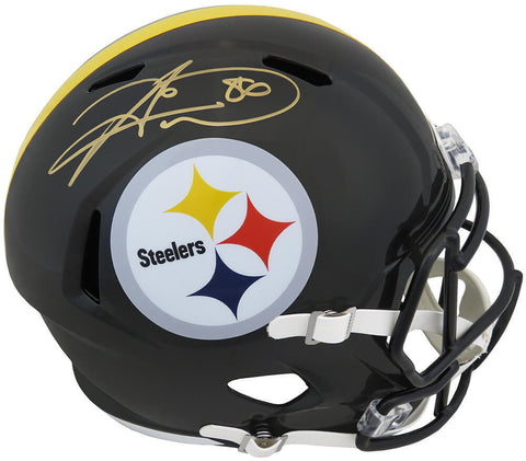 Hines Ward Signed Steelers Riddell Full Size Speed Replica Helmet - (SS COA)