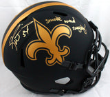 Ricky Williams Signed Saints F/S Eclipse Speed Helmet w/SWED-Beckett W Hologram