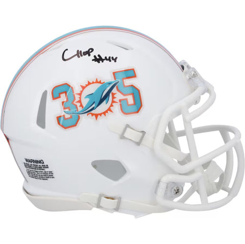 Chop Robinson Autographed Miami Dolphins 305 Mini Speed Helmet Fanatics