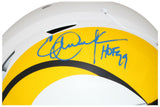 Eric Dickerson Signed Los Angeles Authentic Lunar Speed Flex Helmet BAS 33730