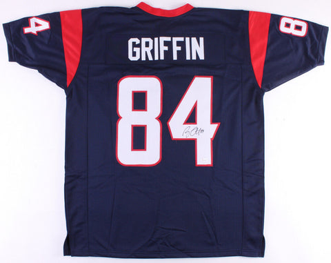 Ryan Griffin Signed Texans Jersey (JSA COA) Houston Tight End / UCONN