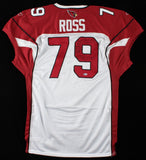 Oliver Ross Signed Cardinals Reebok Jersey Multiple Inscriptions (Beckett COA)