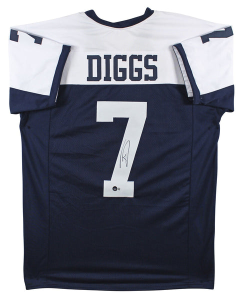 Framed Autographed/Signed Trevon Diggs 33x42 Dallas White Football Jersey  JSA COA at 's Sports Collectibles Store