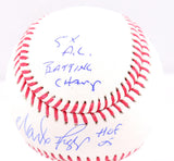 Wade Boggs Autographed Rawlings OML Baseball w/ 3 Stats-Beckett W Hologram *Blue